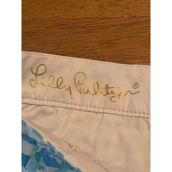 Lily Pulitzer the buttercup short womens size 2 Pinch Of Buttercup Blue - Picture 6 of 7